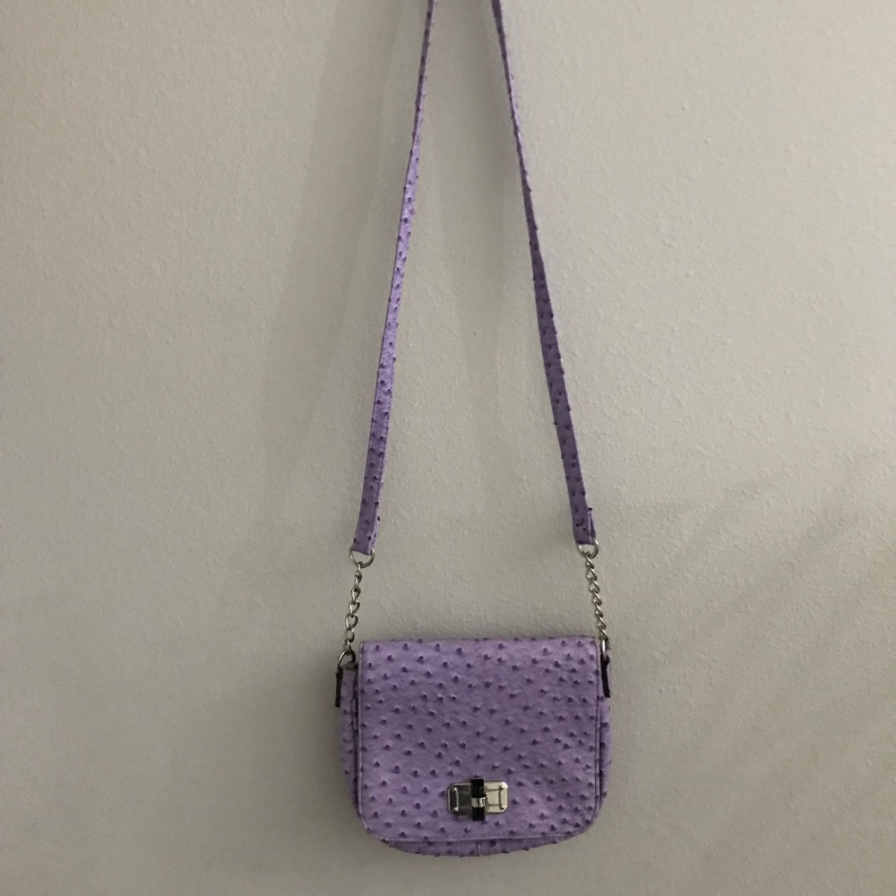 Faux Reptile Crossbody Bag